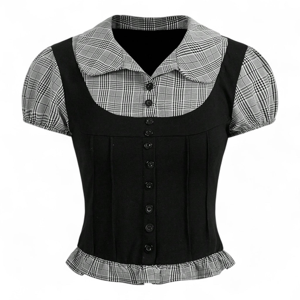 TORIKA SHORT SLEEVE TOP