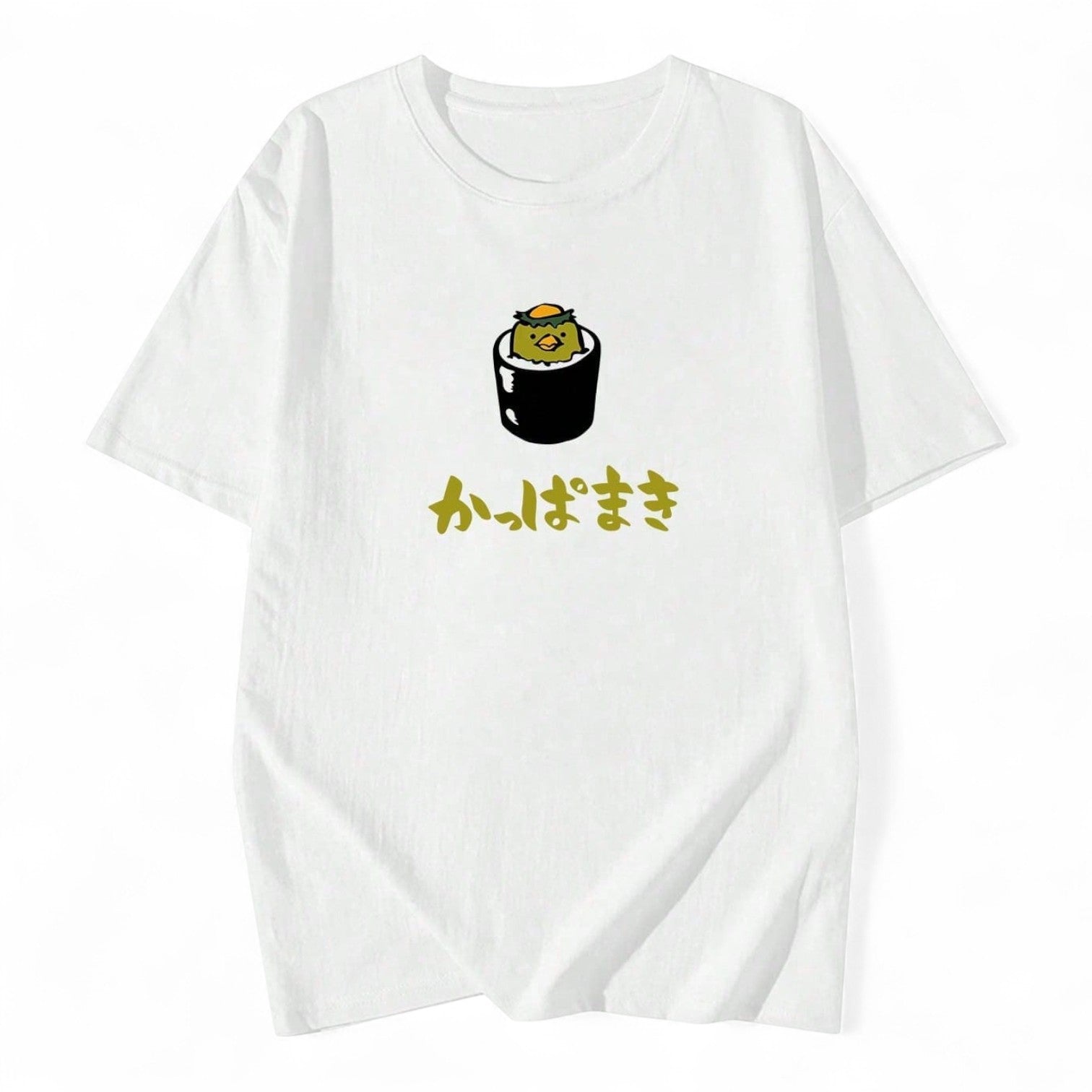 Kappamaki Kawaii Sushi Tee – Japanese Streetwear T-Shirt 100% Cotton