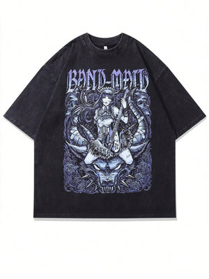 BAND-MAID GOTHIC ANIME TEE – JAPANESE STREETWEAR ROCK T-SHIRT